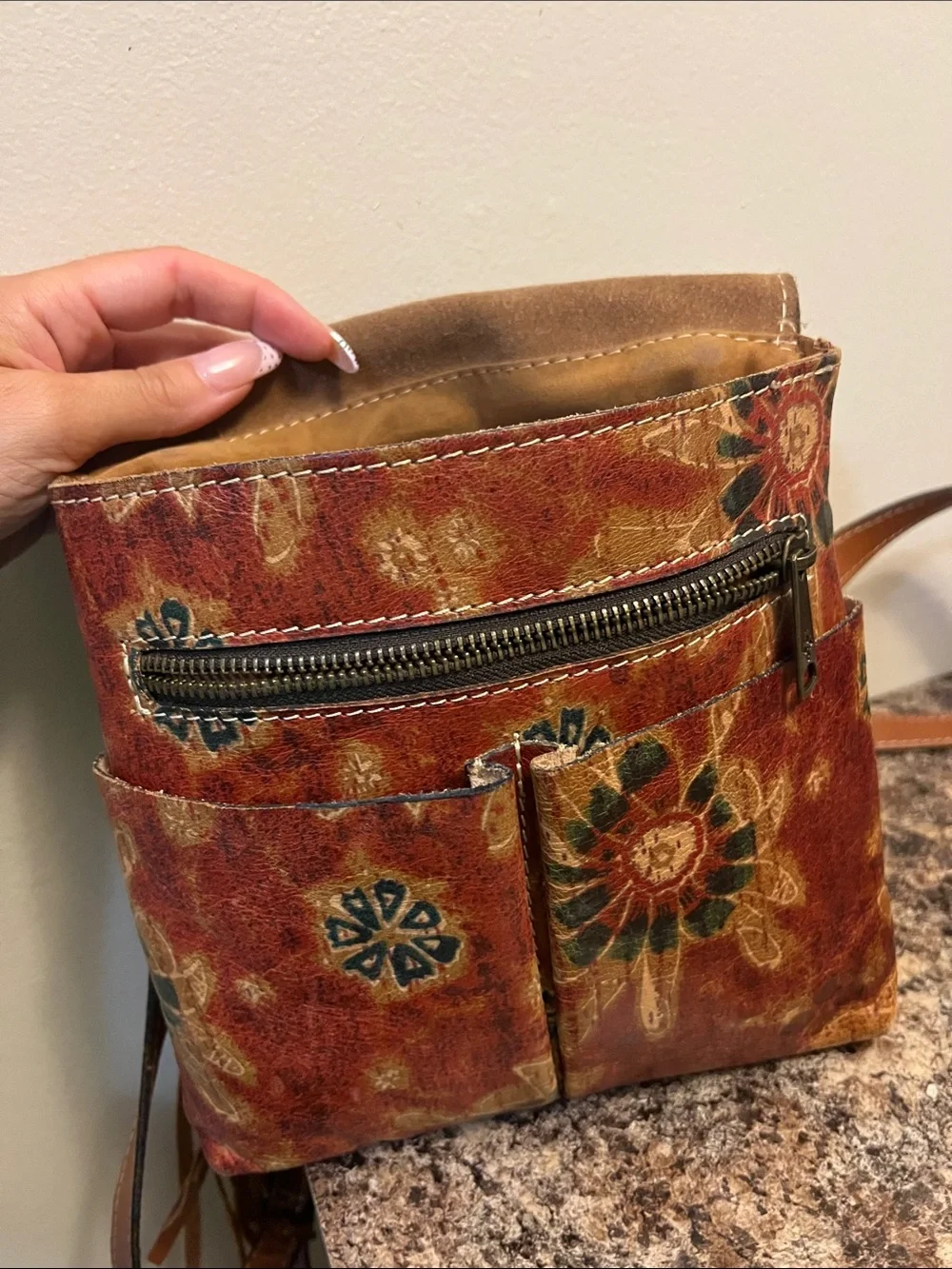 Patricia Nash leather bag - Picture 7 of 8